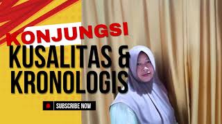 Enjoy learning causality and chronological conjunctions in Indonesian language material