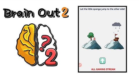 Brain Out 2 Level 296 || let the little sponge jump to the other side! Gameplay