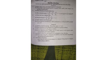 purnea University Bn-Mandal university subsidiary Math Question Bank | BSC 2nd year| #mgr_classes