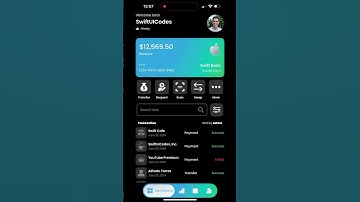 Mobile Banking App | SwiftUI Tutorial #shorts #swiftui #appledeveloper #banking  #template #coding