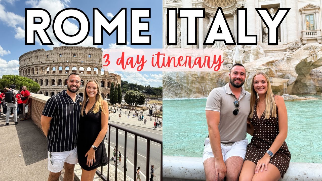 ROME ITALY IN 3 DAYS | Colosseum tour, Vatican City, Trevi Fountain, and every iconic spot 