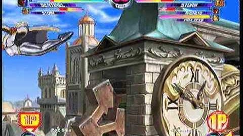 MvC2 Online (360): Theo (Team Ass) vs Brett (MSP) 7 .:12.18.09:.