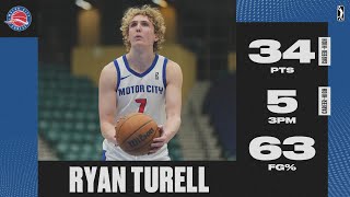 Ryan Turell ERUPTS for a Career-High 34 PTS (5 3PT) vs. Raptors!