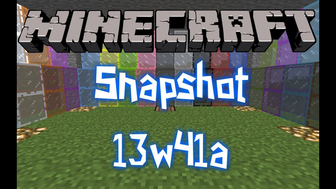 Minecraft 1.7 Snapshot 13w41a: Stained Glass!