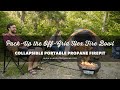How to Collapse the Off-Grid Hex Fire Bowl | Portable Propane Fire Pit Storage Guide