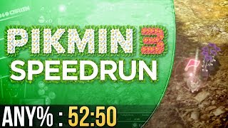 Pikmin 3 Any% Speedrun in 52:50