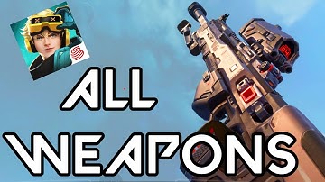 ALL WEAPONS in HYPER FRONT | Valorant Mobile Clone