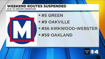 Metro Transit to reduce some weekend routes due to driver shortage