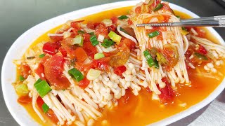 nice..!!  how to cook Taiwan style enoki mushroom stir fry