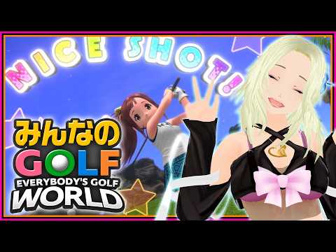 ◤みんなのGOLF WORLD◢  真夜中はまったりゴルフでしょ☆：３  ◤EVERYBODY'S GOLF HOT SHOTS◢