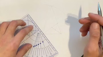 Golden triangle and Fibonacci spiral