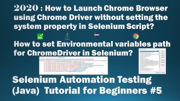 How to Launch Chrome Browser using Chrome Driver without setting the system property?