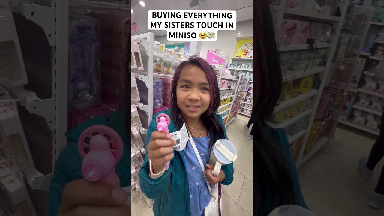 BUYING EVERYTHING MY SISTERS TOUCH IN MINISO Honestly Didn T Spend As Much I Thought Would 