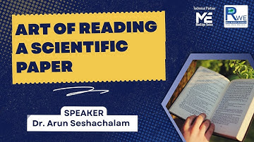 Stats Decoded || Art of Reading a Scientific Paper || 🎙️Speaker: Prof. Arun Seshachalam🩺