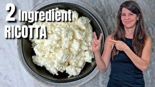 Make Your Own Cheese In Minutes, 2-Ingredient Ricotta
