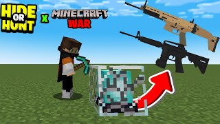 Hide or Hunt but in a Minecraft War