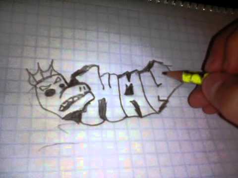 como hacer graffiti a lápiz youtube