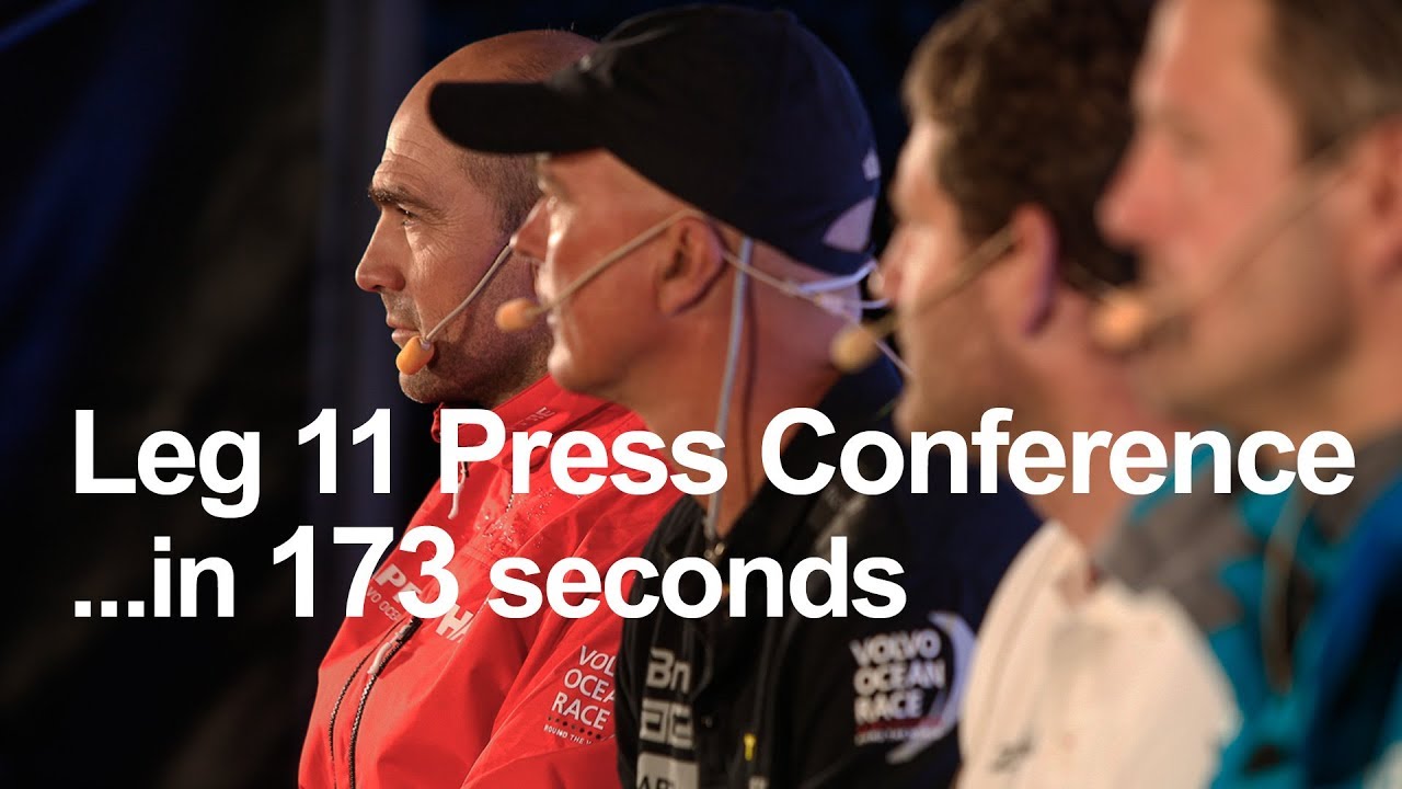 Leg 11 Start Press Conference ...in 173 seconds | Volvo Ocean Race