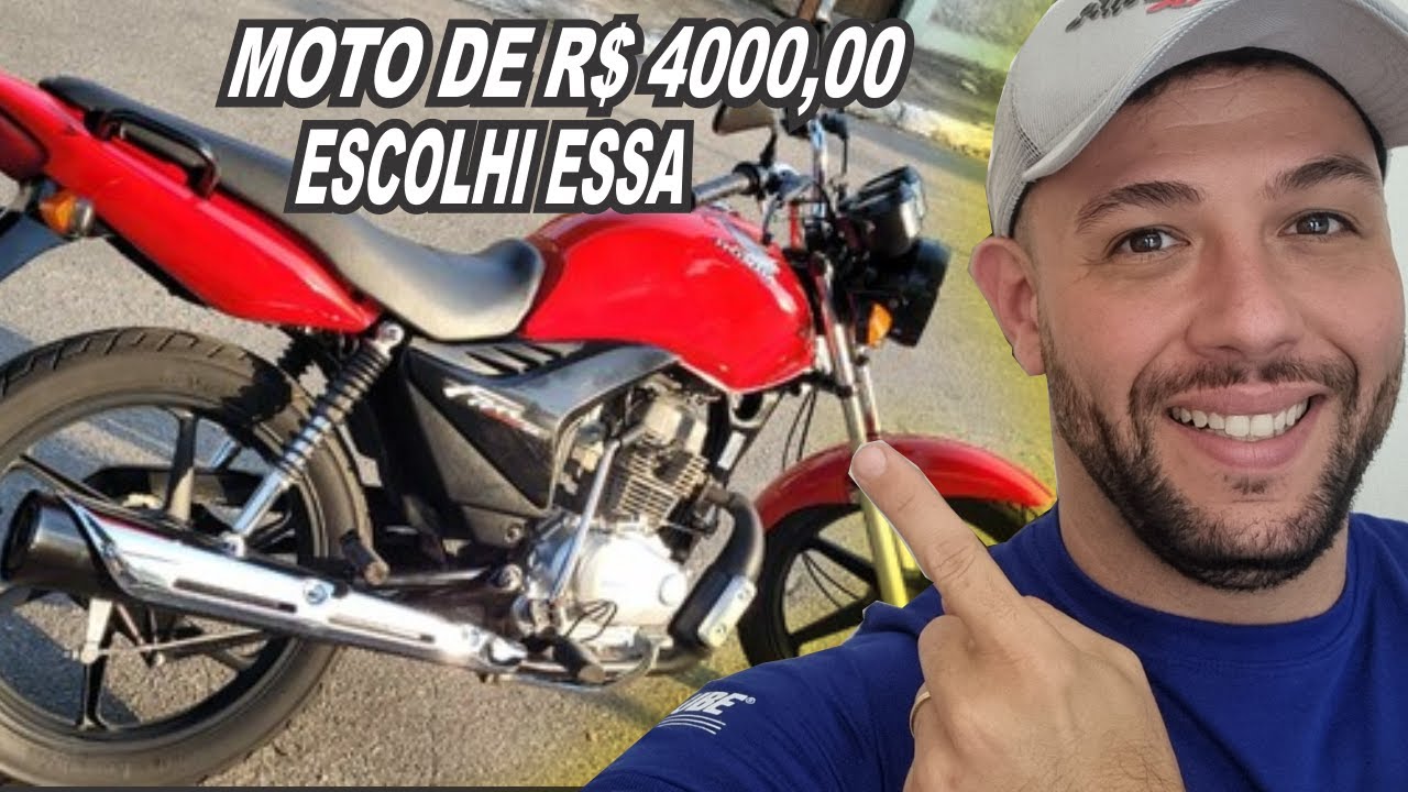 5 Motos top para você comprar com R$1.000 