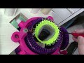 Cast on to 3d printed knitting machine