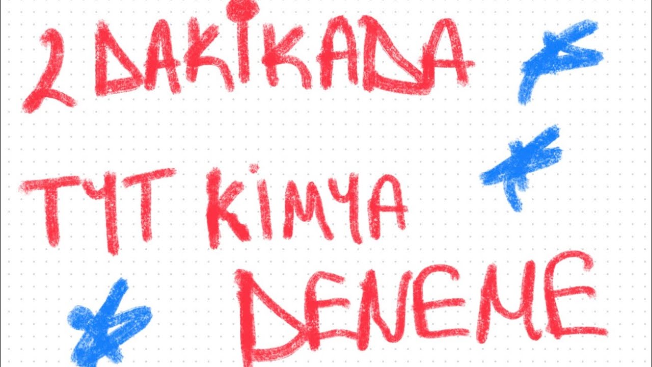 2 Dakikada Öğrenci Gözünden Tyt Kimya Deneme Çözümü