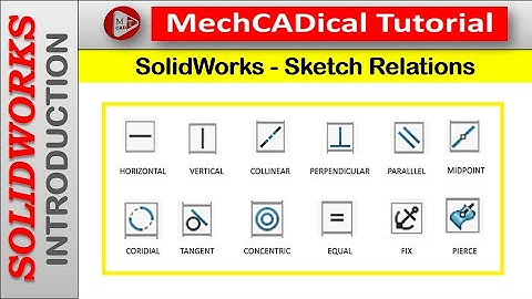 Sketch Relations in SolidWorks