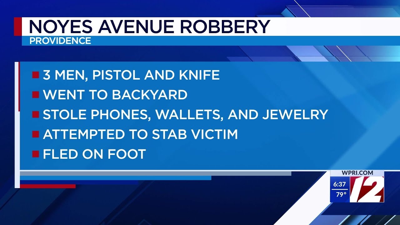 Providence police investigating armed robbery - YouTube