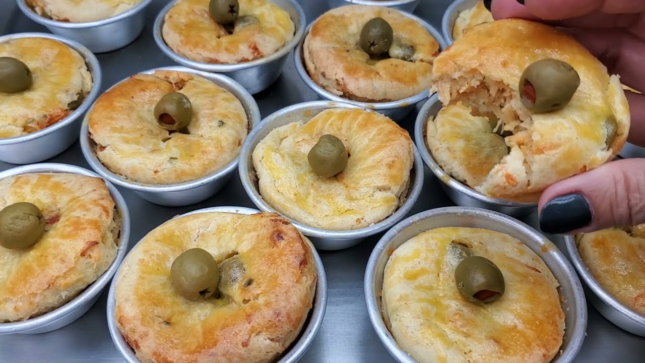 EMPADINHAS DE LIQUIDIFICADOR. FACIL E RAPIDA.