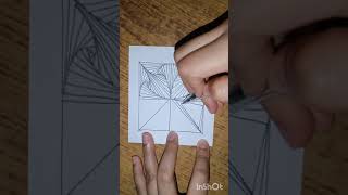Draw Paradox in a Square | Best Paradox Design - Real Easy and Quick #6 | #DrawEasyStuff