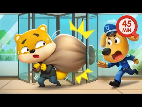 Revolving Door Safety | Safety Tips for Kids | Police Cartoon | Sheriff Labrador
