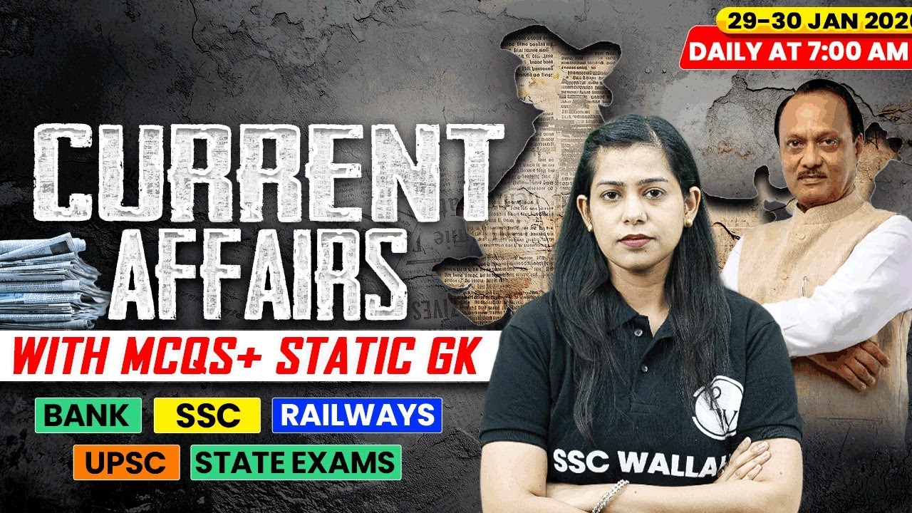 Current Affairs Today | 29-30 January Current Affairs 2026 | Current Affairs for SSC | By Krati Mam