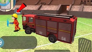 Wind Hero (Fire Brigade Car & Man in Cricket Stadium) = Wind Hero Go to Cricket Stadium screenshot 5