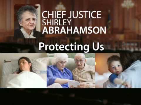 Wisconsin Supreme Court Chief Justice Shirley Abrahamson protects victims