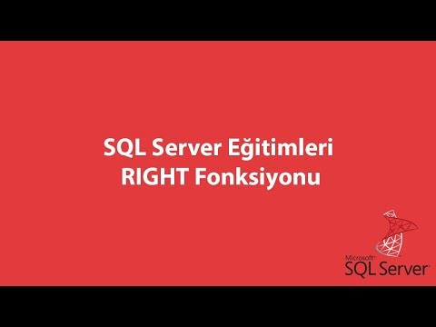 SQL Server'da RIGHT Fonksiyonu