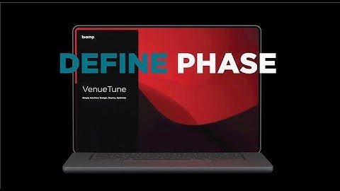 VenueTune - Define Phase