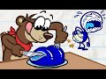 Pencilmate and a HUNGRY Bear! | Animated Cartoons Characters | Animated Short Films