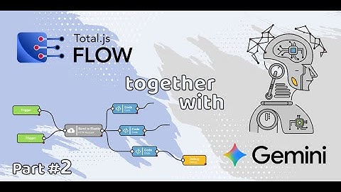 Google Gemini AI Flow component part 2 - Total.js