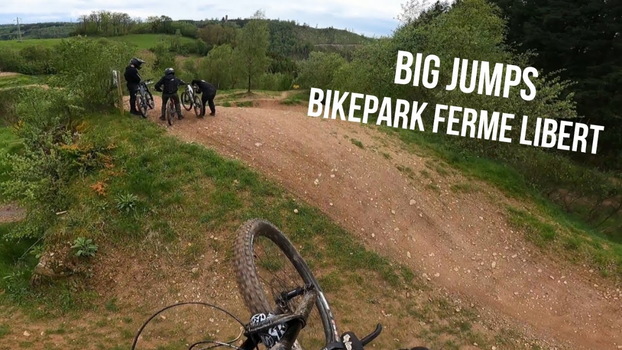 big jumplines at bikepark ferme libert 2024