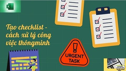 Tạo check list trong báo cáo excel #9 #chuotvang0855