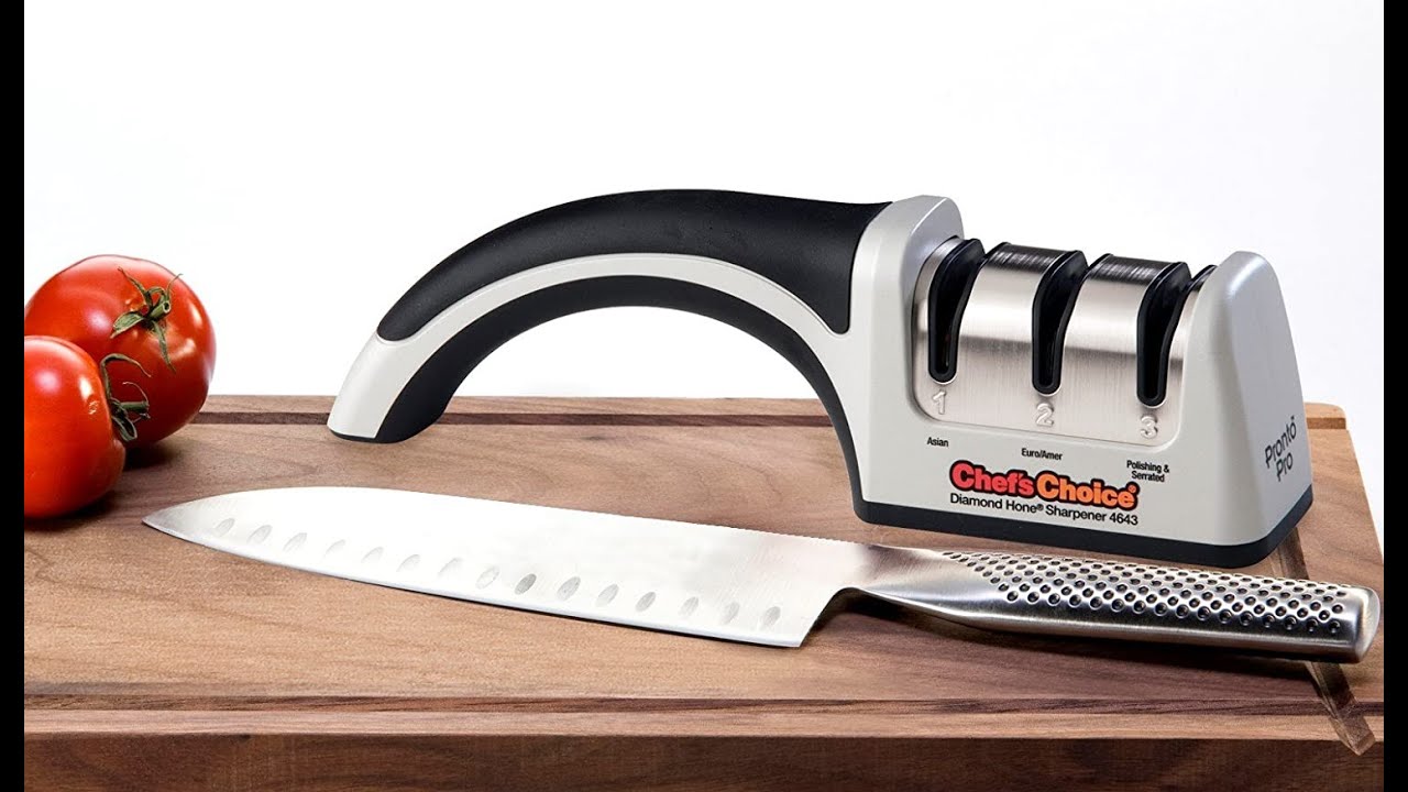 Chef’sChoice 4643 ProntoPro Diamond Hone Manual Knife Sharpener YouTube