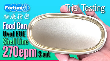 Oval Easy-open End Production Line #EASYOPENEND #EOE #PRODUCTIONLINE