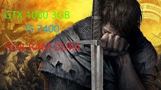 Kingdom Come Deliverance (GTX 1060 3GB - I5 7400) Kingdom Come Deliverance (GTX 1060 3GB - I5 7400)