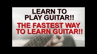 Video thumbnail of "Learn To Play Guitar The Fastest Way - The Busker Technique 2 (the fake B chord: Ed Sheeran example)"