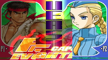 CAPCOM FIGHTING EVOLUTION MAX- RYU & CHUN LI VS. CAMMY & GUILE  8-6-21