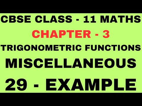 29 Miscellaneous Example lChapter 3lTrigonometric Functions l Miscellaneous Example 29 lClass11Maths