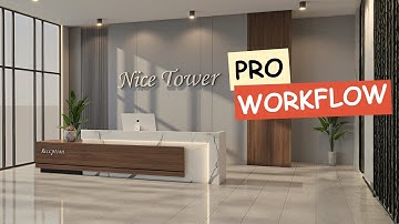 Hoe ontwerp je een moderne receptiebalie in SketchUp | Pro Workflow