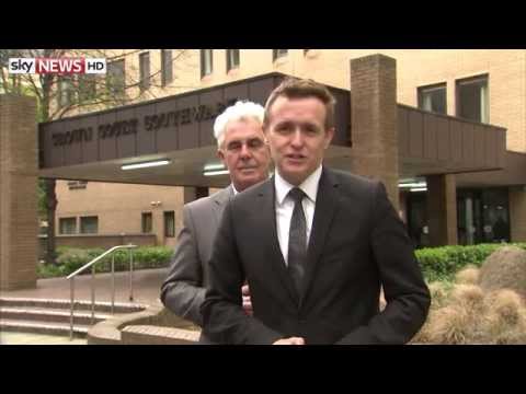 Max Clifford Creeps Up On Sky News Correspondent Tom Parmenter