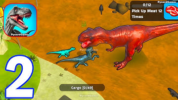 Dinosaur Universe - Gameplay Walkthrough Part 2 Dino War Army Commander - Android Gameplay