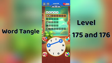 Word Tangle Level 175 Answers | Word Tangle Level 176 Solutions | Go Answer