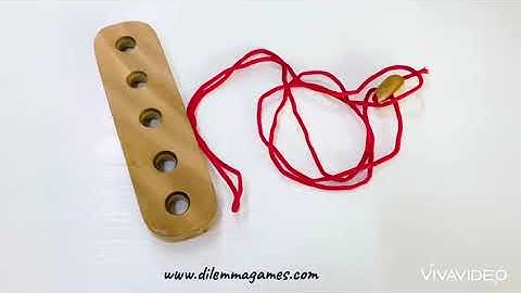 RUNNING MOUSE 🐭 A topological ring and string brain teaser by DILEMMA GAMES